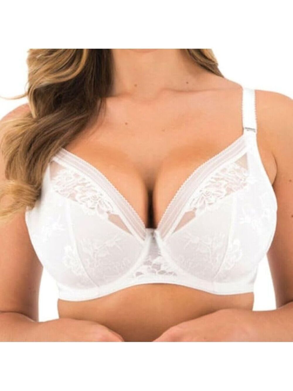 Fantasie Women's Fusion Lace Plunge Bra 40K NWT